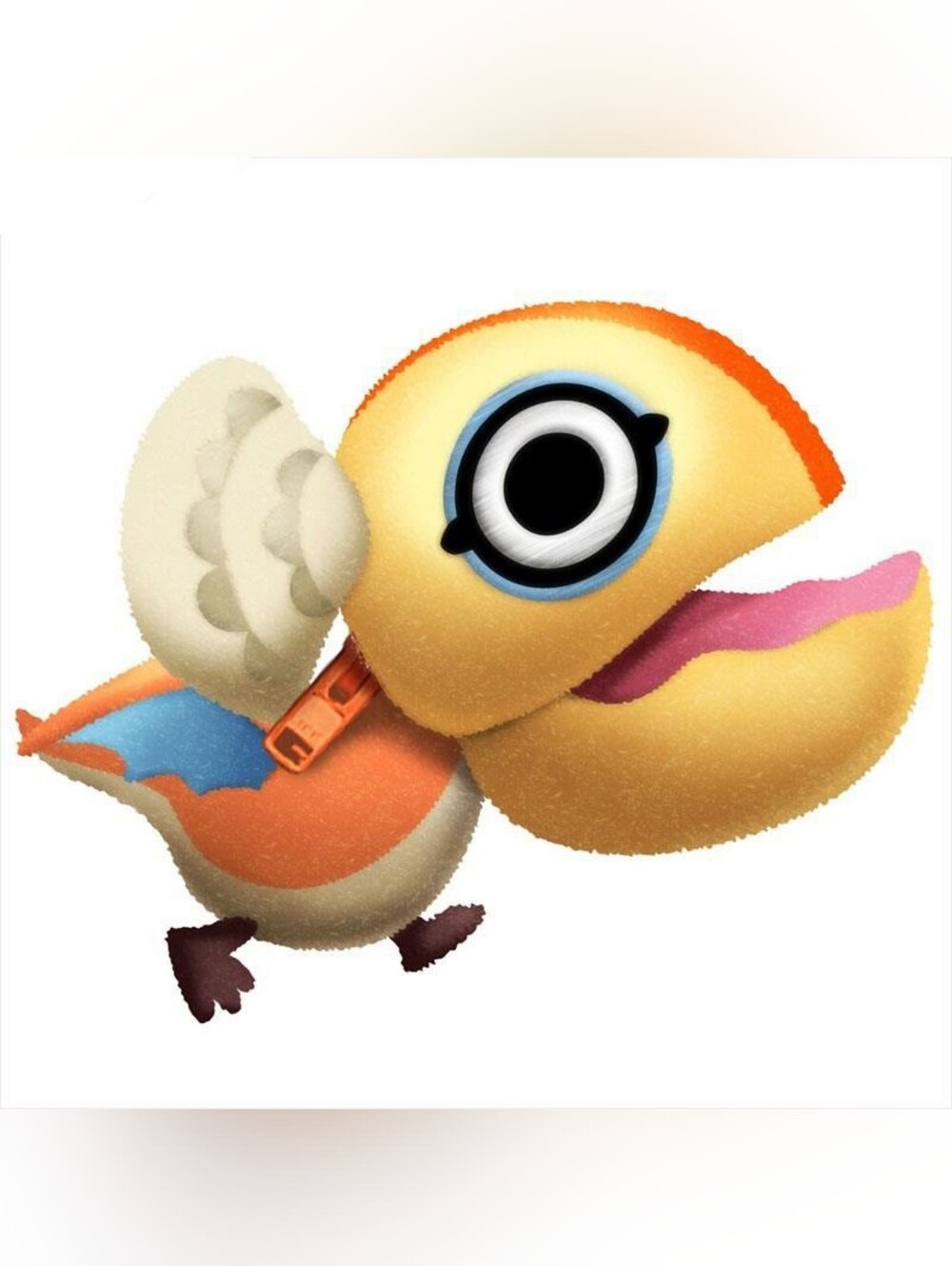 Monster Hunter Diary Poka Poka Airou Village DX Reversible Plush 🧡 Baby Kut-Ku